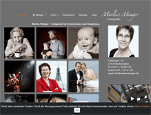 Tablet Screenshot of marliesmenger.de